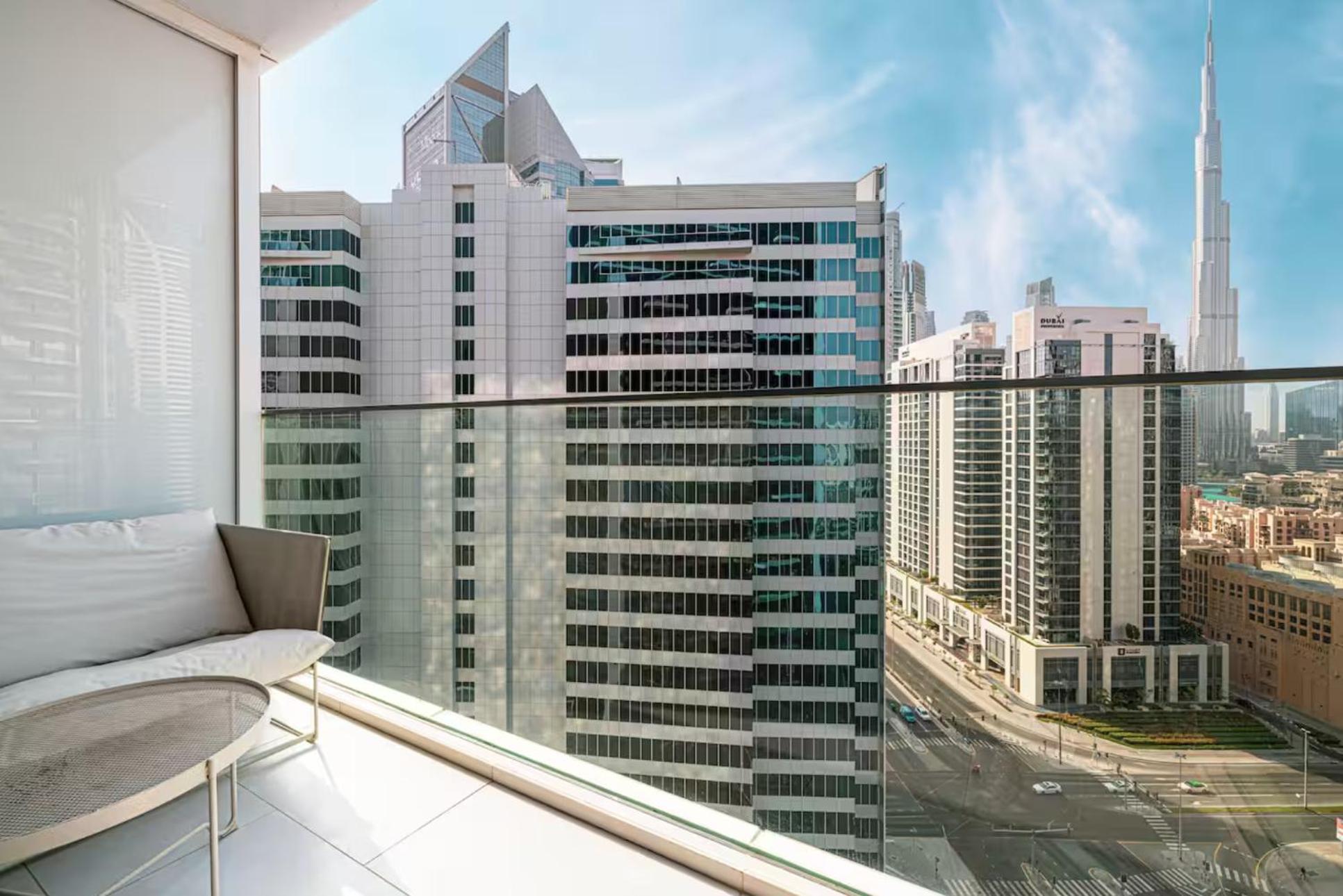 Luxury Studios With Burj Khalifa Or Canal View In Downtown - Marquise Square Tower Dubai Quarto foto